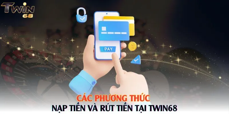 Các phương thức nạp tiền và rút tiền tại Twin68