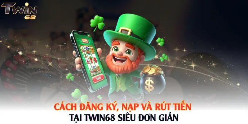 Cách đăng ký, nạp và rút tiền tại Twin68 siêu đơn giản