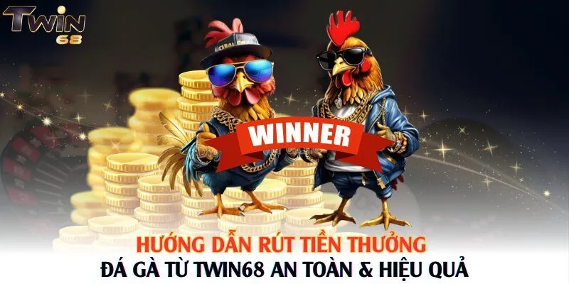 Hướng dẫn rút tiền thưởng đá gà từ Twin68 an toàn & hiệu quả
